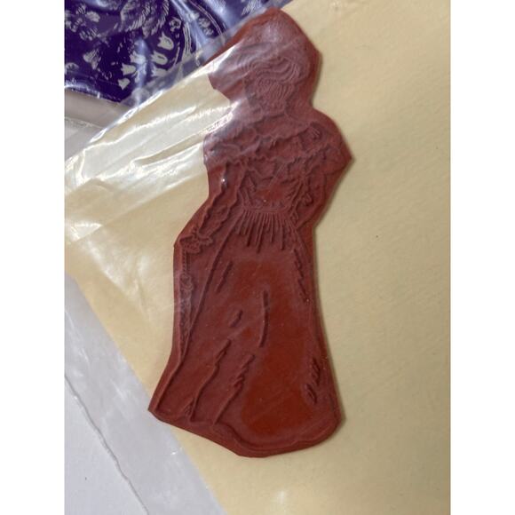 3 Cling Mount Stamps Victorian Edwardian 5.5x4.25" NEW Scrapbooking Stamping - Picture 3 of 7